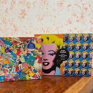 GALISON Andy Warhol Marilyn (500 Piece) & Vintage Paper Dolls (1,000 Piece)